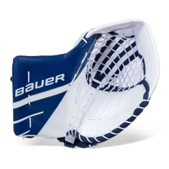 Bauer Supreme 3S Intermediate Goalie Catcher -Sports - Hockey bauer catchers bauer supreme 3s intermediate goalie catcher white blue regular 28743621541954
