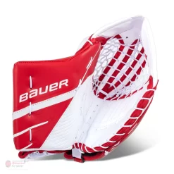 Bauer Supreme 3S Intermediate Goalie Catcher -Sports - Hockey bauer catchers bauer supreme 3s intermediate goalie catcher white red regular 28743621705794