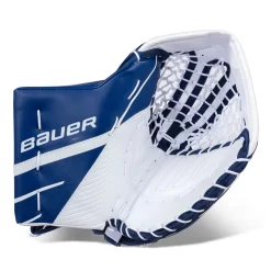 Bauer Supreme 3S Senior Goalie Catcher -Sports - Hockey bauer catchers bauer supreme 3s senior goalie catcher white blue regular 28743621345346