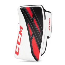 CCM Extreme Flex 4 Pro Senior Goalie Blocker -Sports - Hockey ccm blockers ccm extreme flex 4 pro senior goalie blocker white black red regular 28741225283650