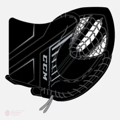 CCM Axis A1.9 Intermediate Goalie Catcher -Sports - Hockey ccm catchers ccm axis a1 9 intermediate goalie catcher black black black silver regular 14023704838210