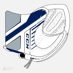 CCM Axis A1.9 Intermediate Goalie Catcher -Sports - Hockey ccm catchers ccm axis a1 9 intermediate goalie catcher white white navy silver regular 14023704346690