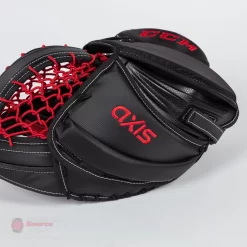 CCM Axis Senior Goalie Catcher - 600 Break Angle -Sports - Hockey ccm catchers ccm axis senior goalie catcher 600 break angle black red black regular 14364028665922