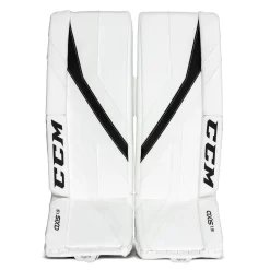 CCM Axis A1.5 Junior Goalie Leg Pads - Source Exclusive -Sports - Hockey ccm leg pads ccm axis a1 5 junior goalie leg pads source exclusive white white black black 26 1 30347148656706