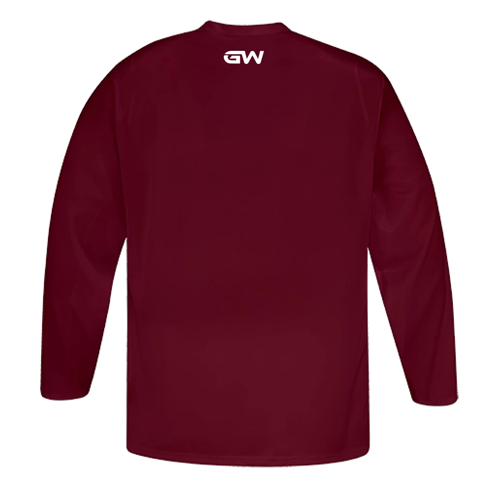 GameWear GW5500 ProLite Series Junior Hockey Practice Jersey - Crimson 2 GameWear GW5500 ProLite Series Junior Hockey Practice Jersey - Crimson - Image 2