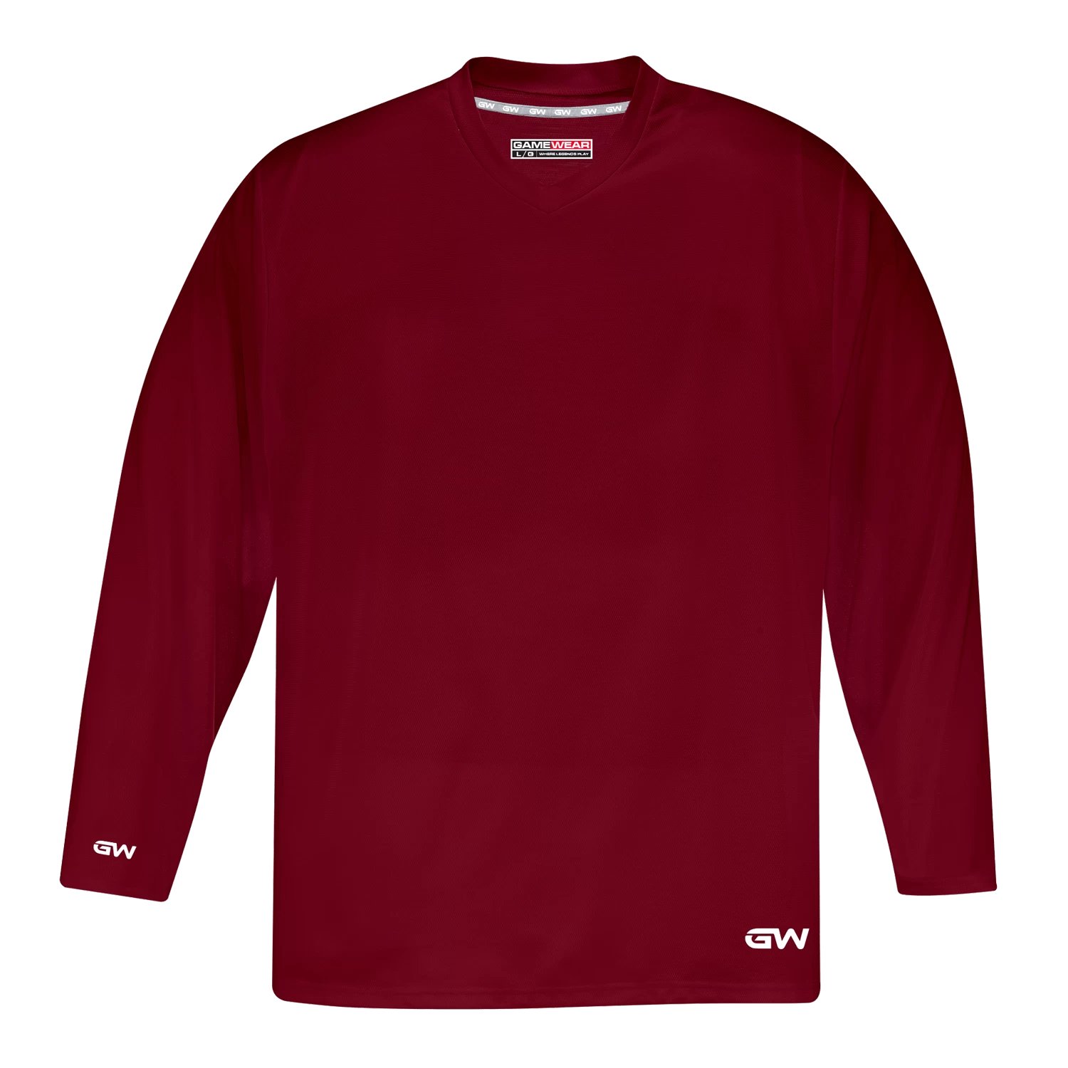GameWear GW5500 ProLite Series Junior Hockey Practice Jersey - Crimson 1 GameWear GW5500 ProLite Series Junior Hockey Practice Jersey - Crimson