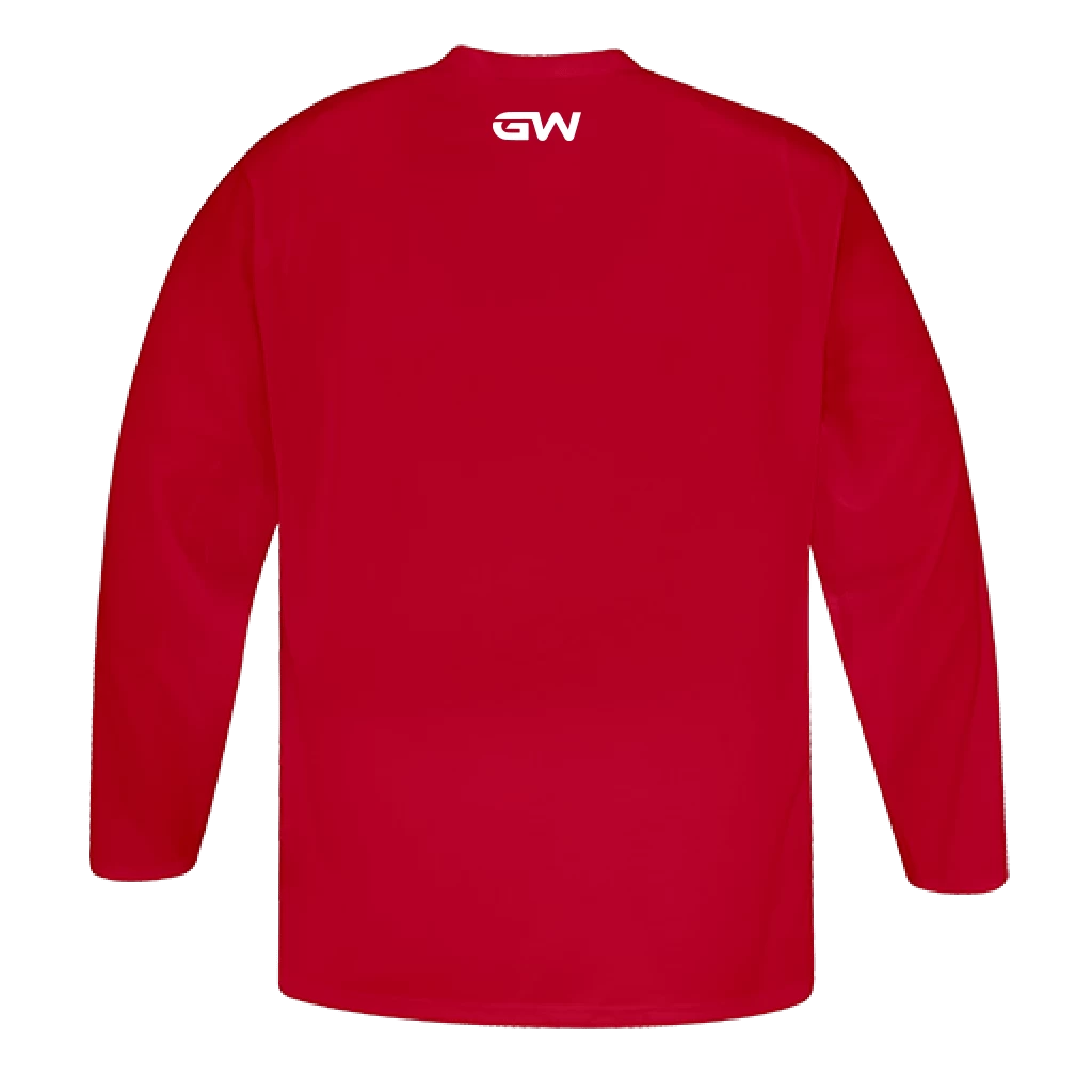 GameWear GW5500 ProLite Series Junior Hockey Practice Jersey - Red 2 GameWear GW5500 ProLite Series Junior Hockey Practice Jersey - Red - Image 2