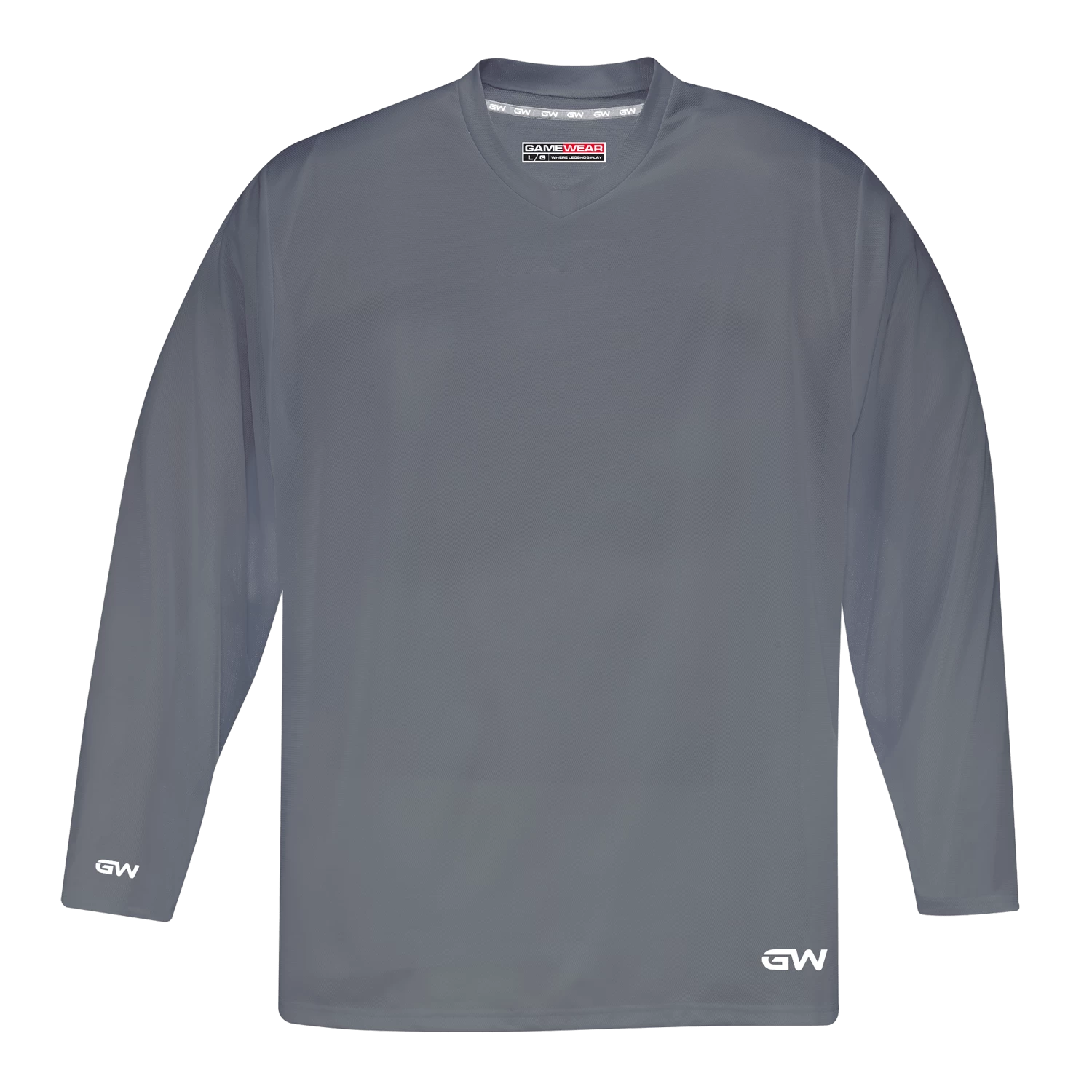 GameWear GW5500 ProLite Series Senior Hockey Practice Jersey - Grey 1 GameWear GW5500 ProLite Series Senior Hockey Practice Jersey - Grey