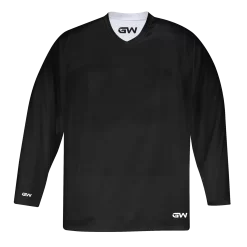 GameWear GW7500 ProLite Series Reversible Senior Hockey Practice Jersey - Black / White