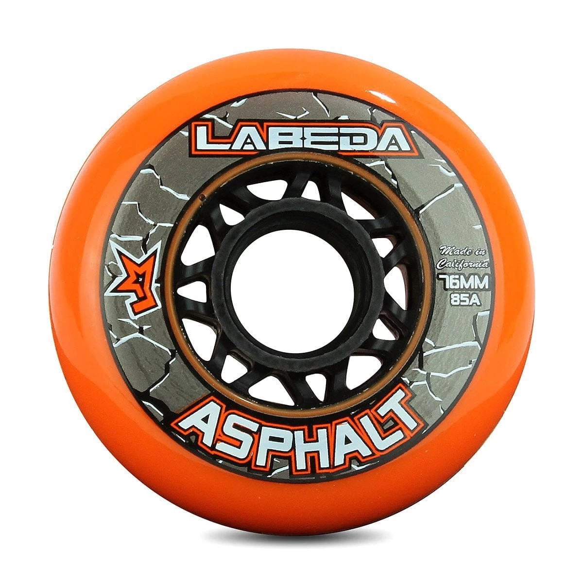 Labeda Gripper Asphalt Roller Hockey Wheels - Orange (85A) 1 Labeda Gripper Asphalt Roller Hockey Wheels - Orange (85A)