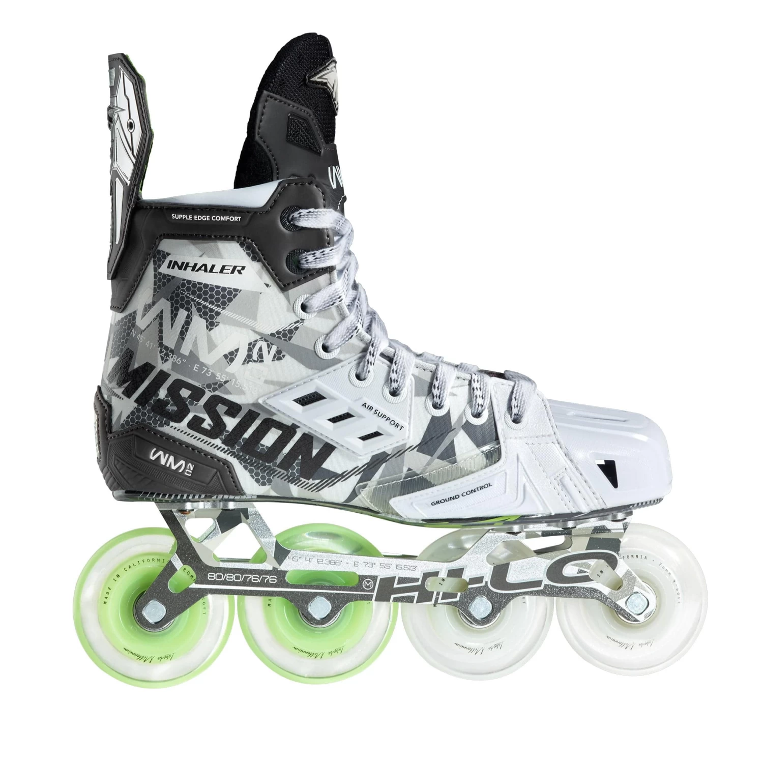 Mission Inhaler WM02 Junior Roller Hockey Skates 1 Mission Inhaler WM02 Junior Roller Hockey Skates