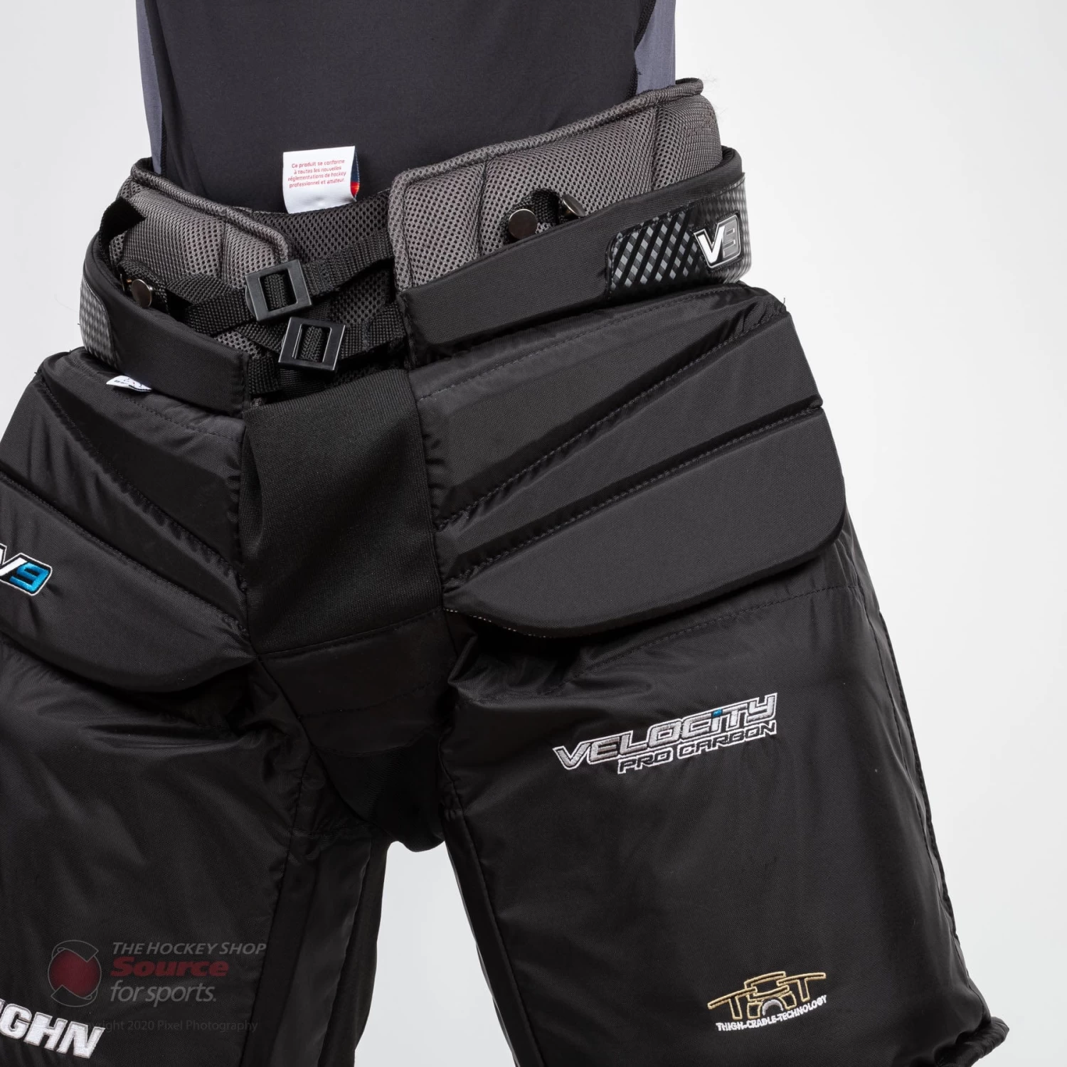 Vaughn Velocity V9 Pro Carbon Senior Goalie Pants 3 Vaughn Velocity V9 Pro Carbon Senior Goalie Pants - Image 3