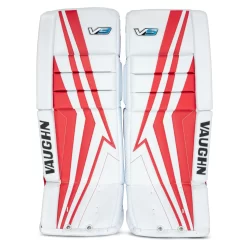 Vaughn Velocity V9 Intermediate Goalie Leg Pads 36 Vaughn Velocity V9 Intermediate Goalie Leg Pads -Sports - Hockey vaughn leg pads vaughn velocity v9 intermediate goalie leg pads white red 31 2 28744338014274